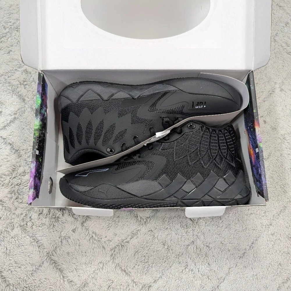 Puma LaMelo Ball MB.01 Iridescent Dreams Black Shoes Mens Size 11.5 376678-02